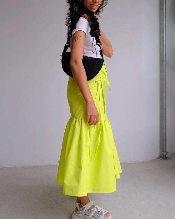 "RUFFLE BLACK" Shoulder bag - Image 2