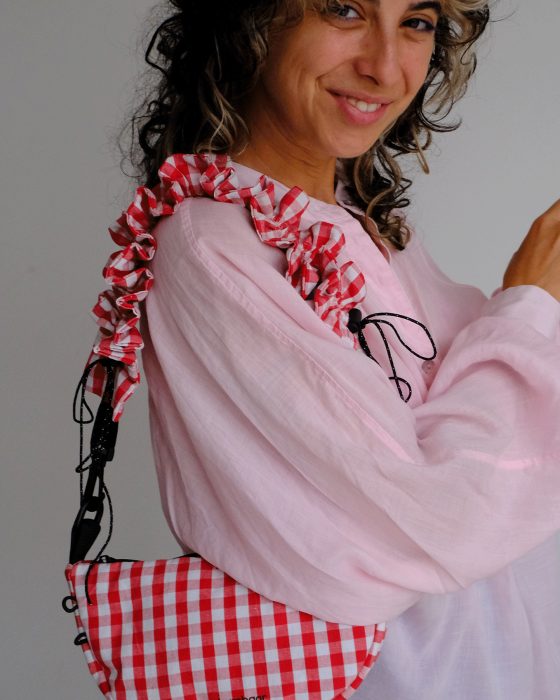 "RUFFLE RED" Shoulder bag - Image 2