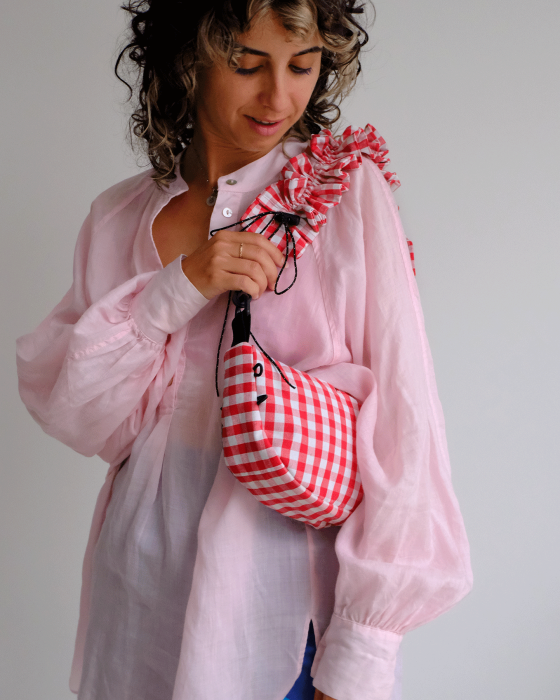 "RUFFLE RED" Shoulder bag - Image 1